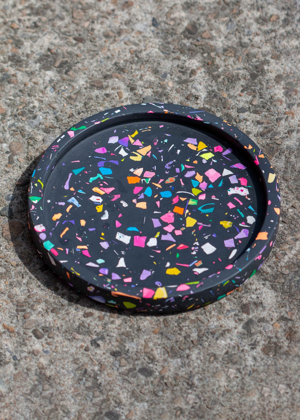 Medium chunky terrazzo tray