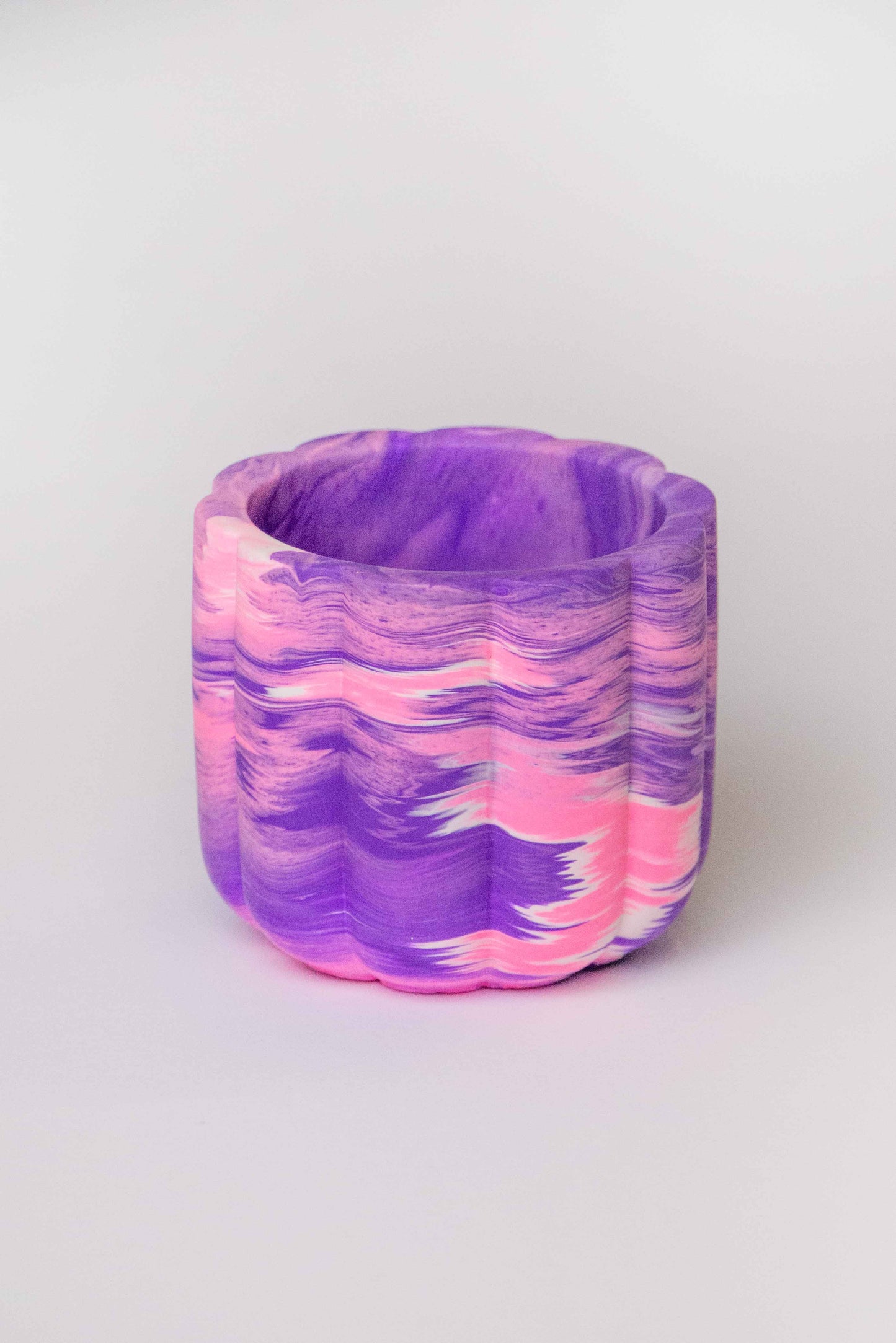 Marble bumpy planter