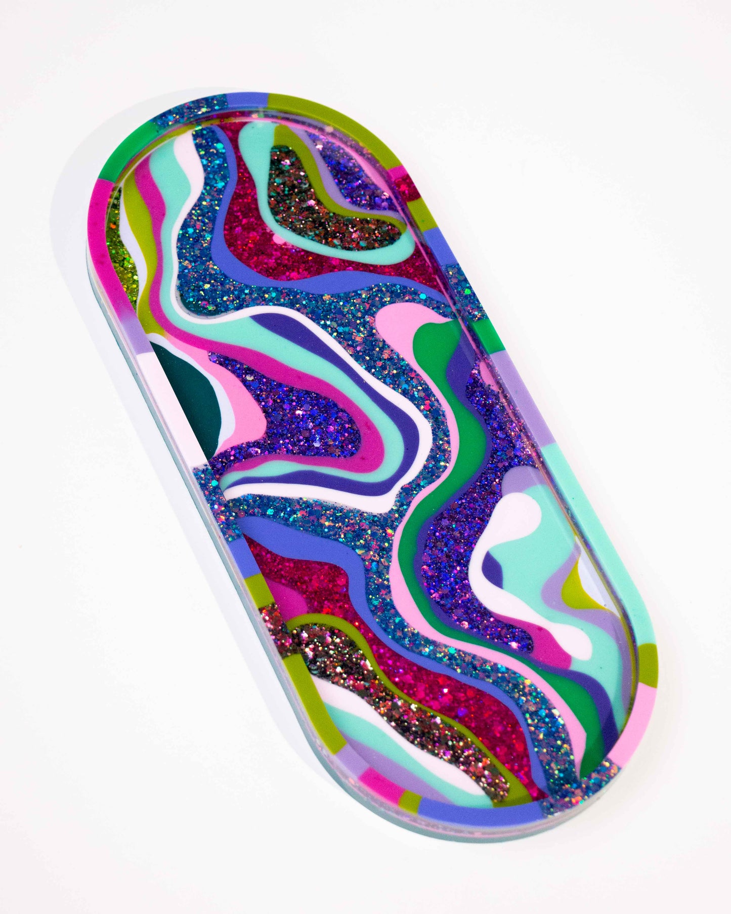 `Fusion` large oval tray