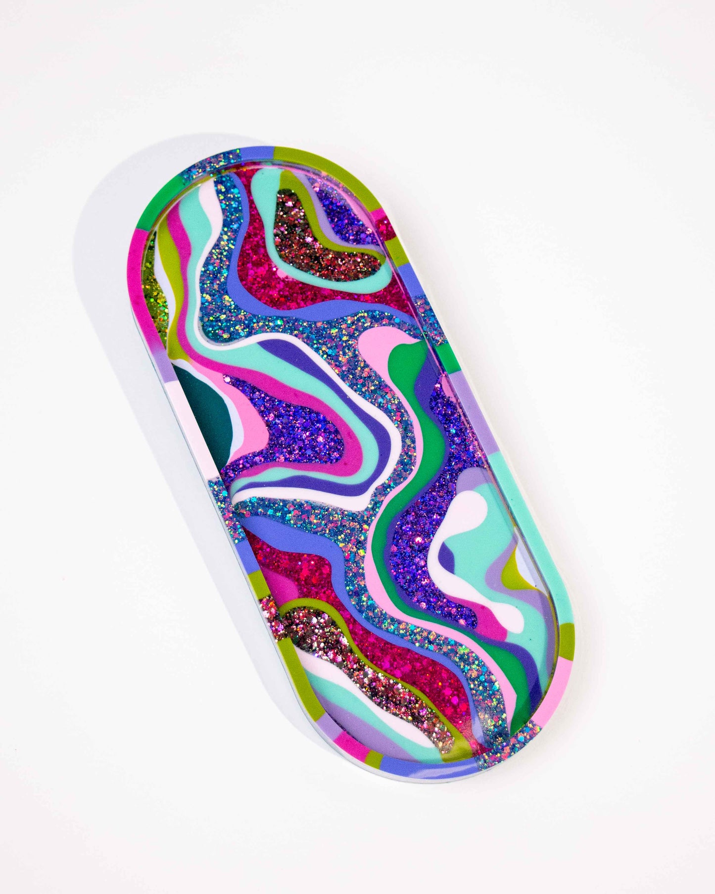 `Fusion` large oval tray