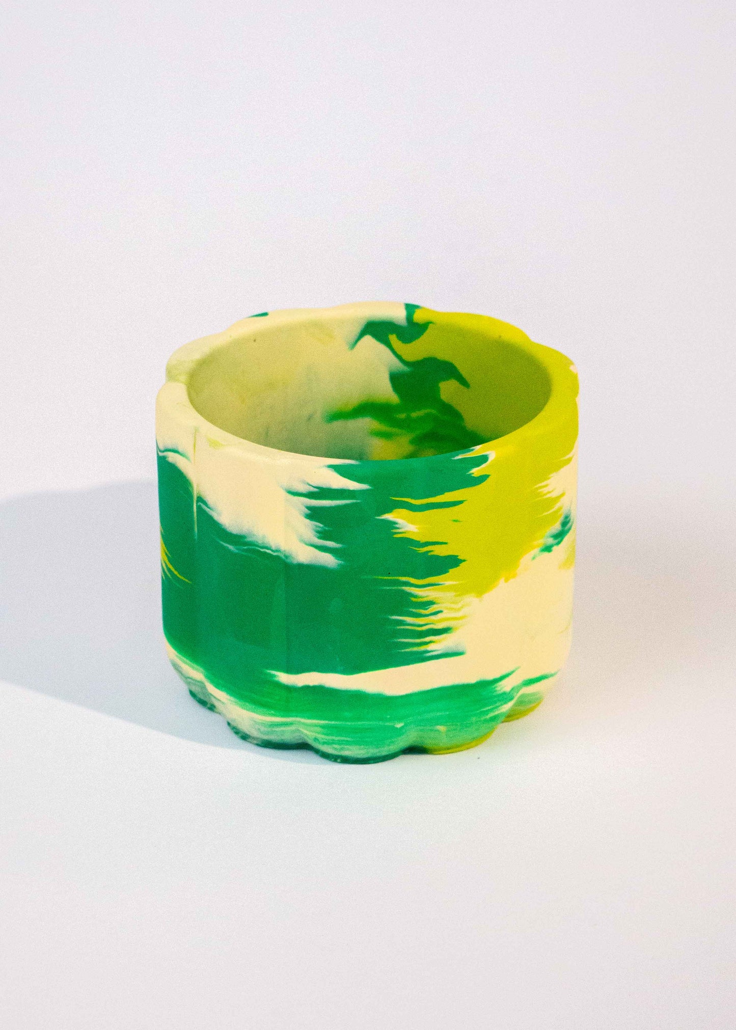 Marble bumpy planter