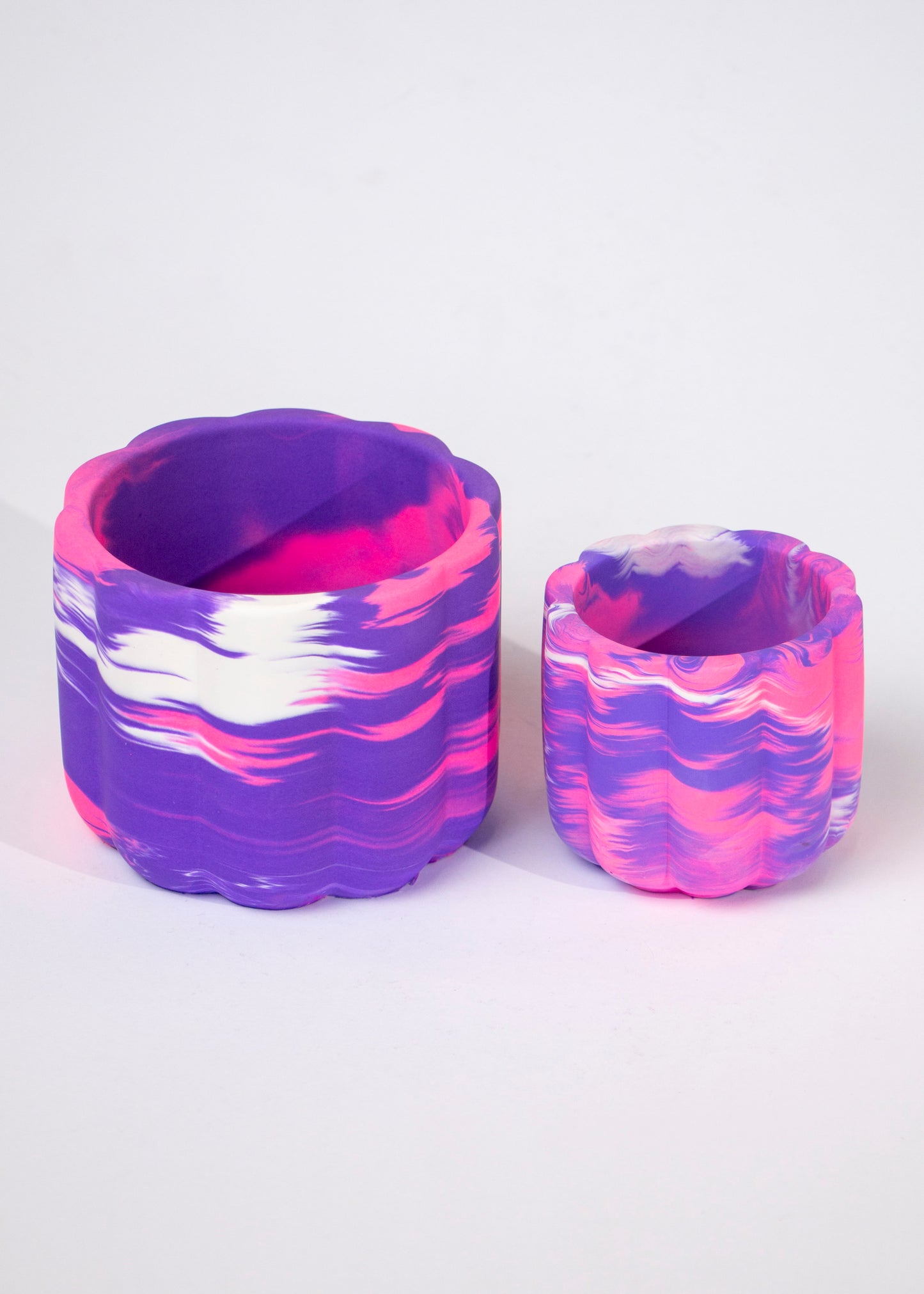 Marble bumpy planter