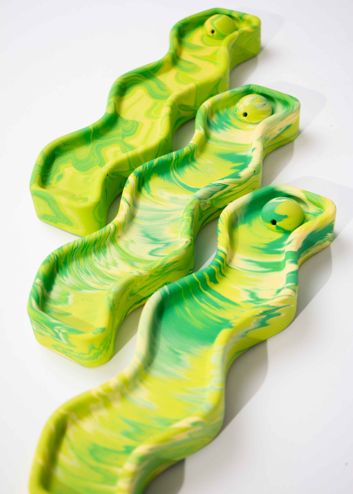 Marble incense holder