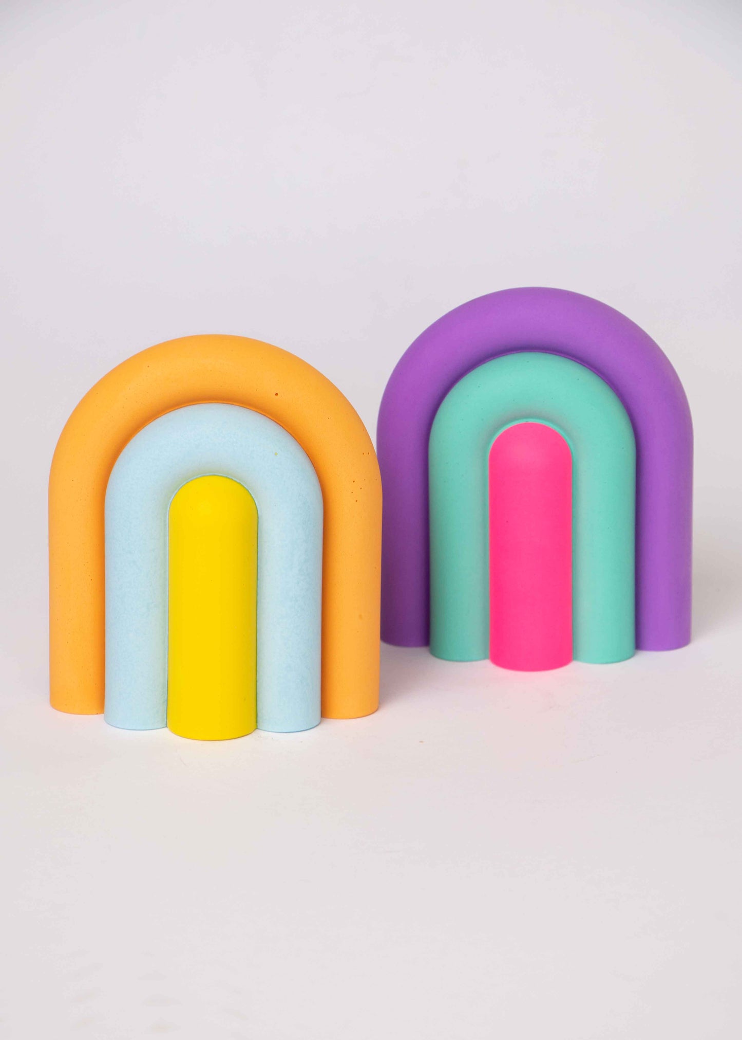 Colour block bookends