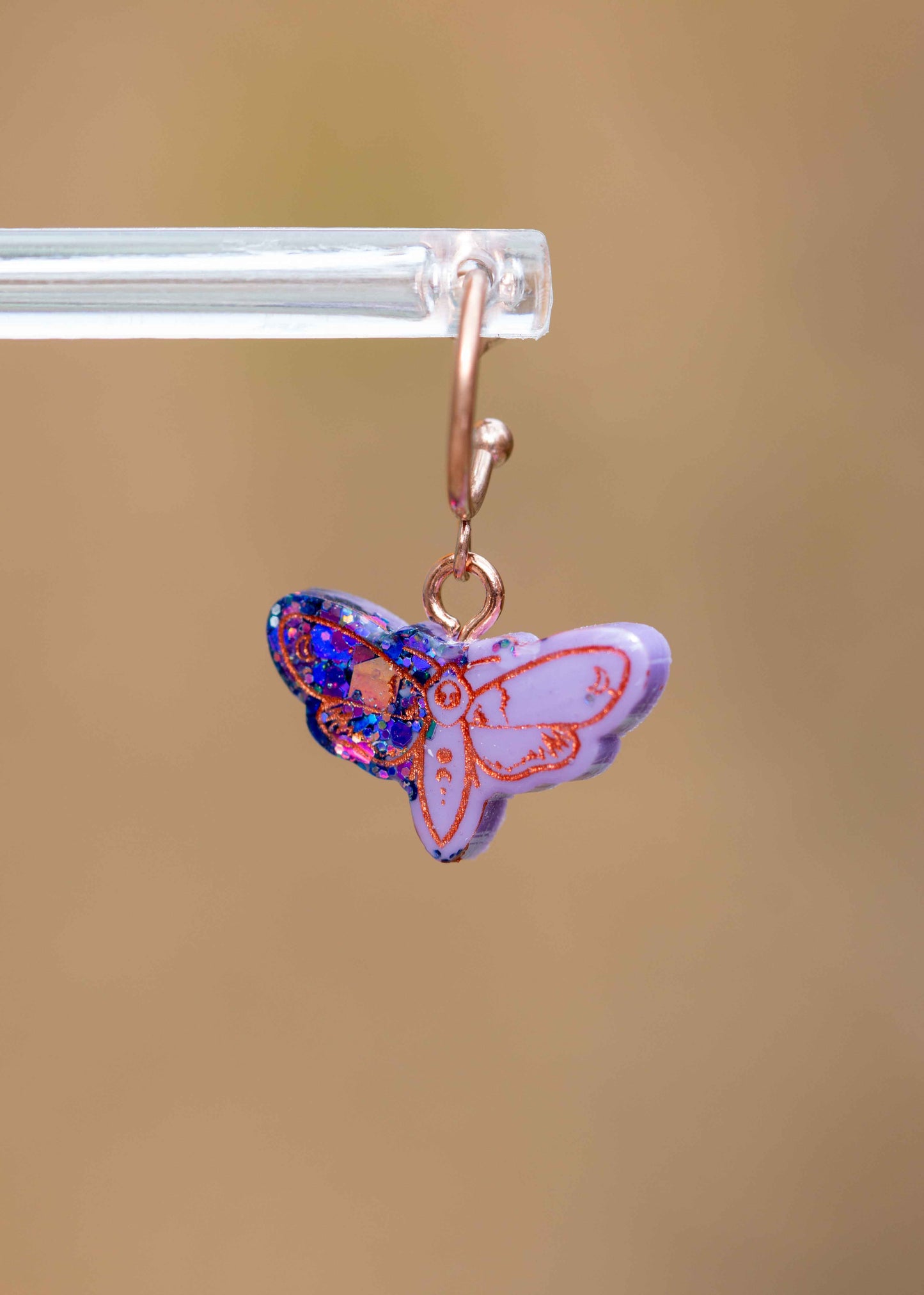Moth earrings
