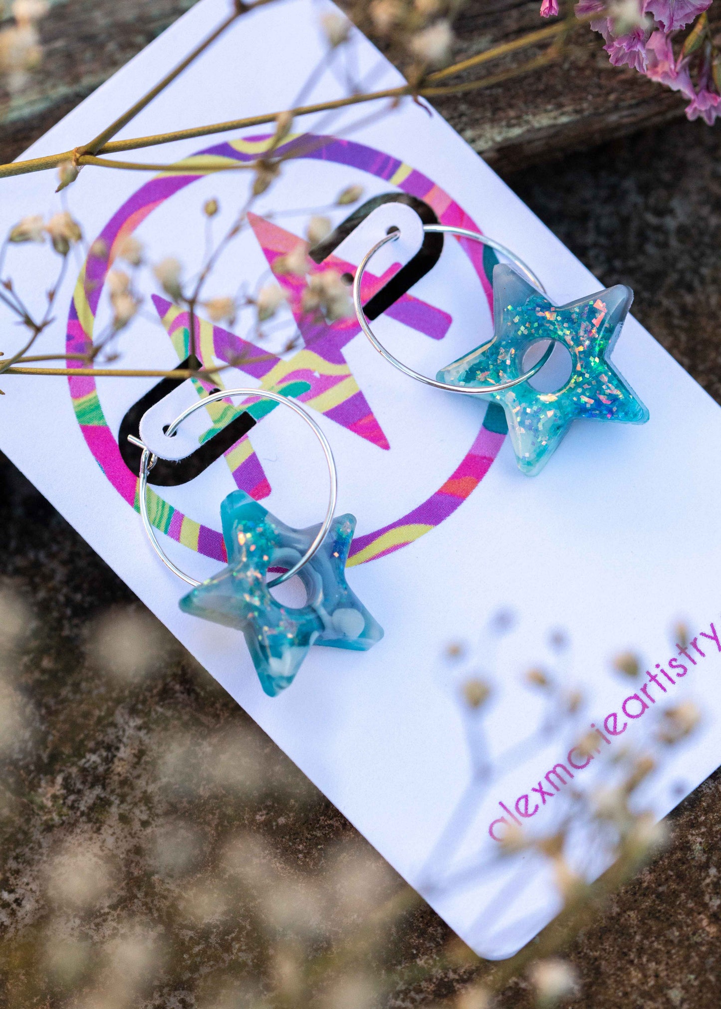 Star earrings