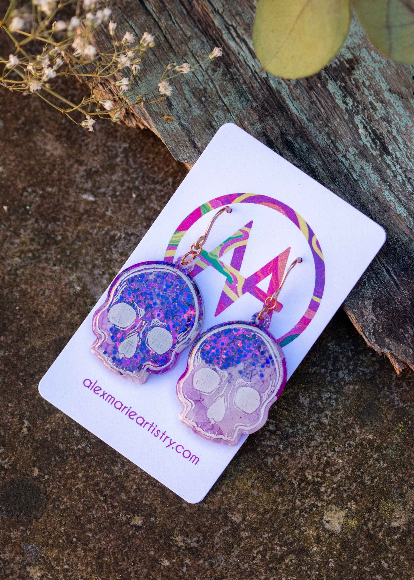 Skull earrings