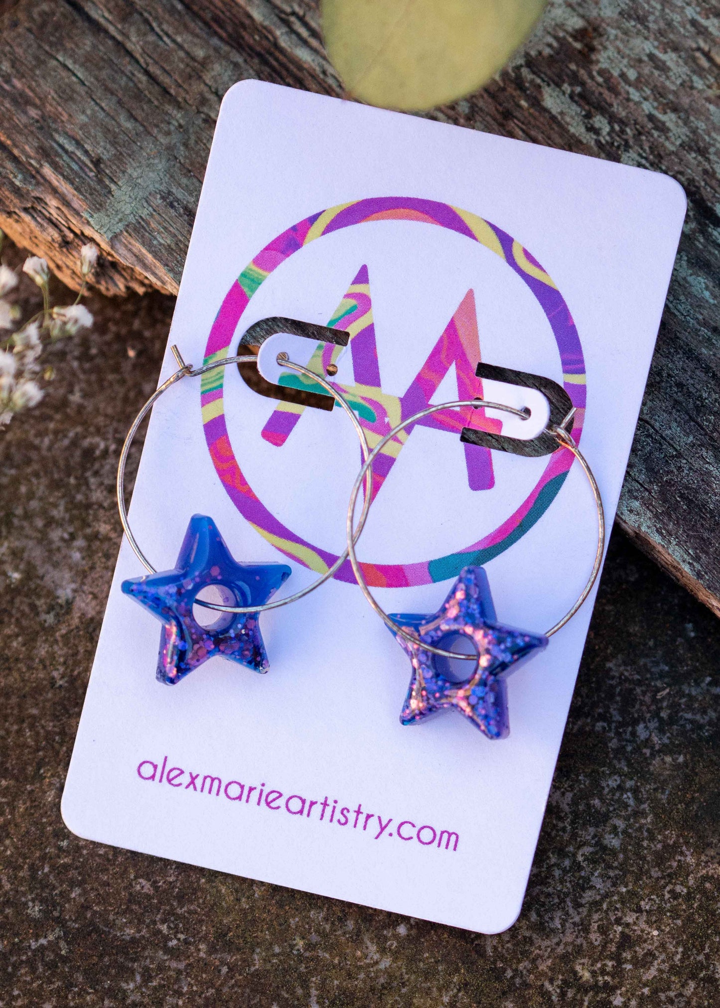 Star earrings
