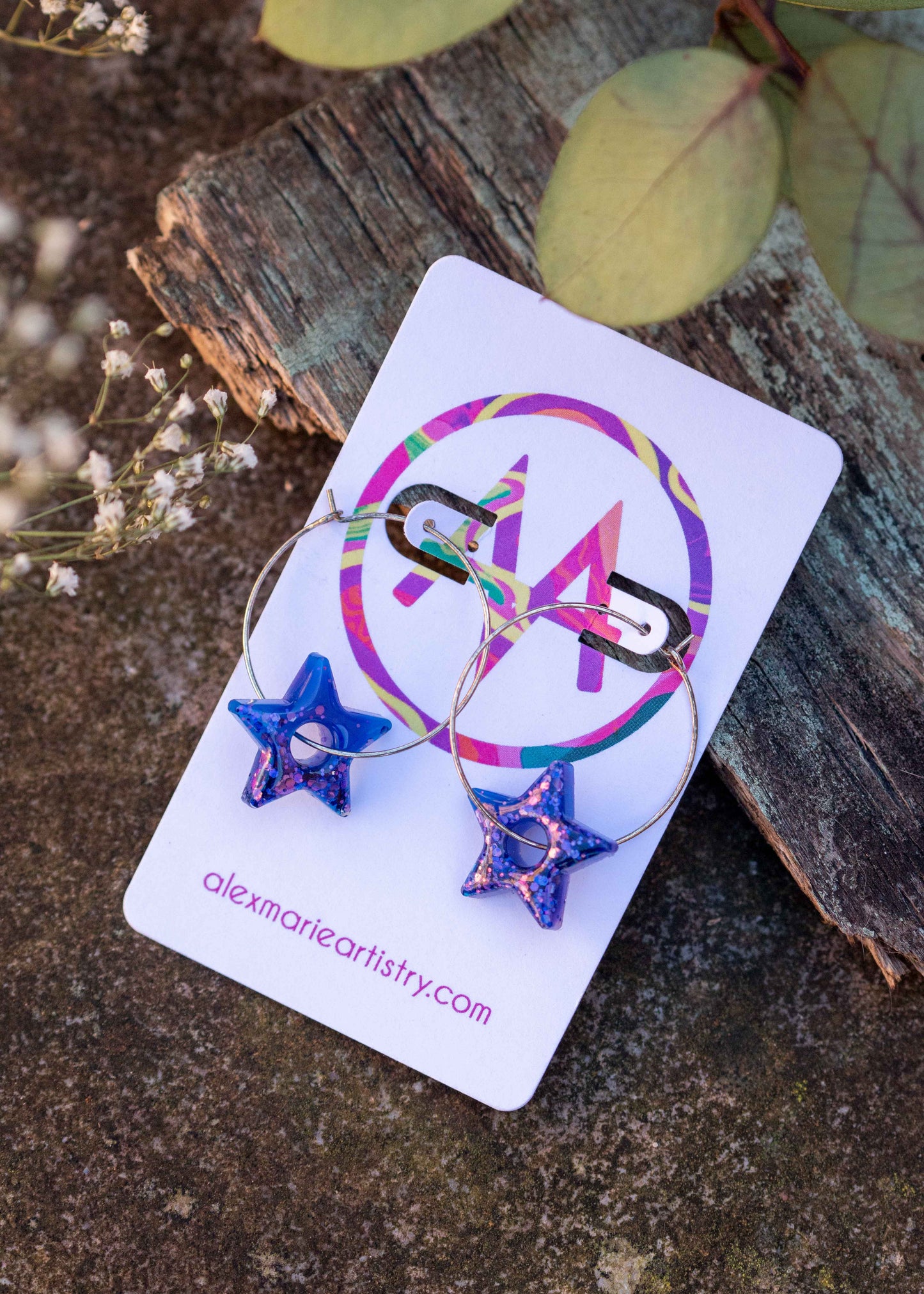 Star earrings