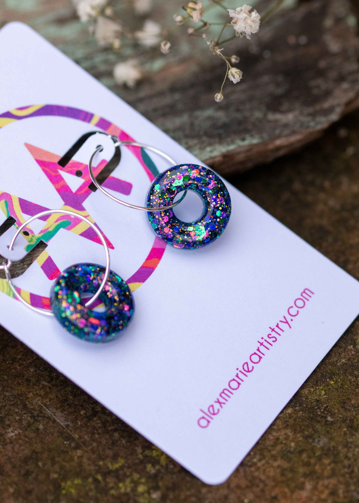 Donut earrings