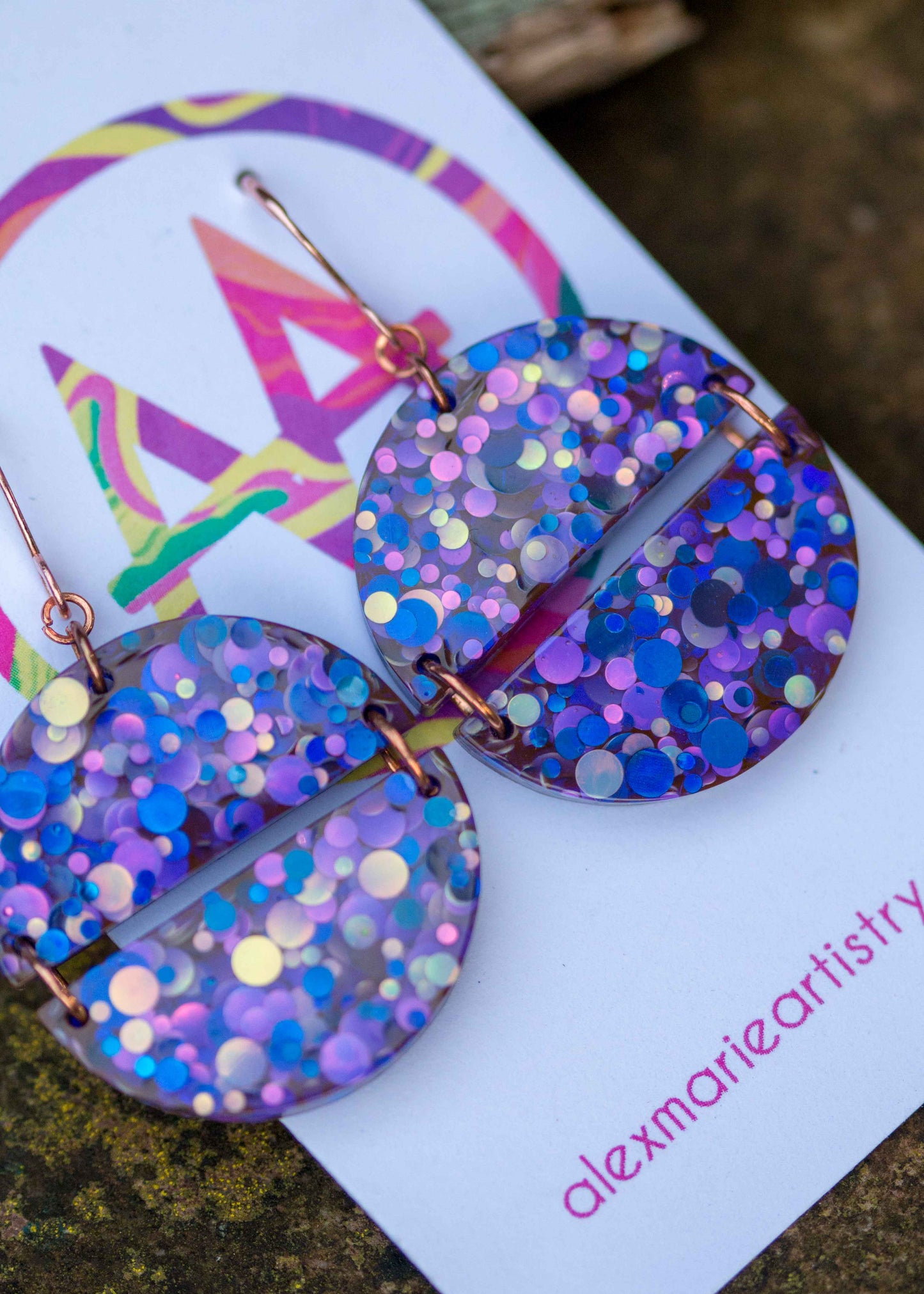 Geometrical earrings - seconds