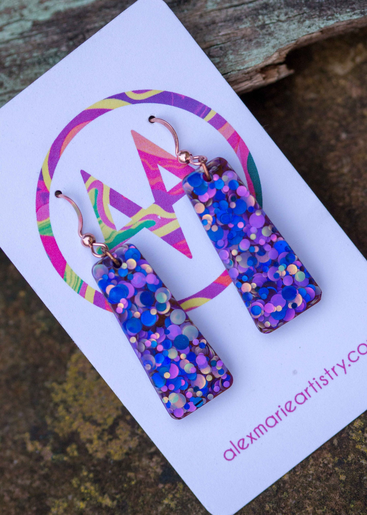 Geometrical earrings - seconds