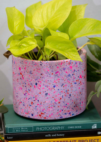 'Lovers' terrazzo planter
