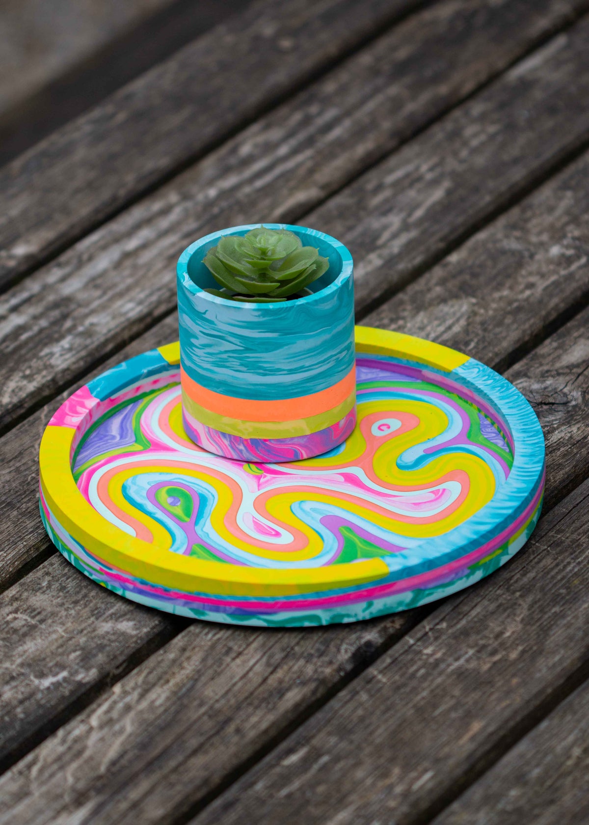 Large circular Fusion tray