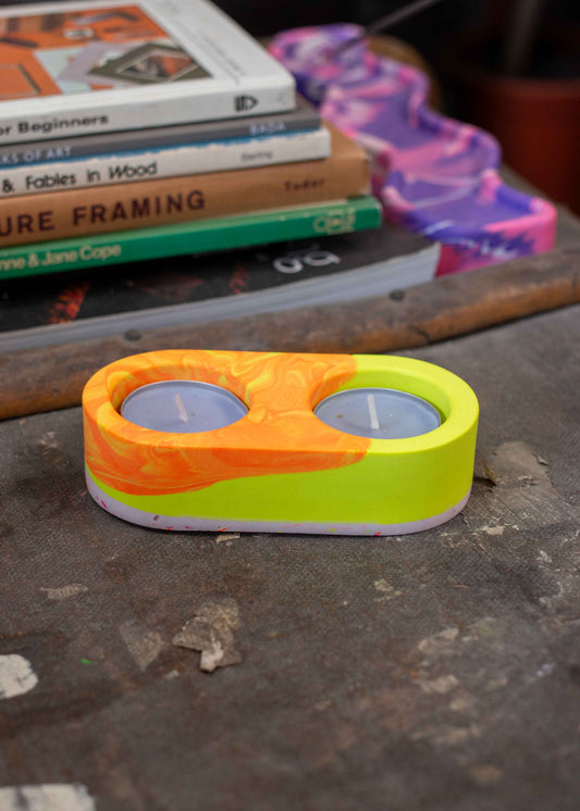 NO WASTE tealight holder