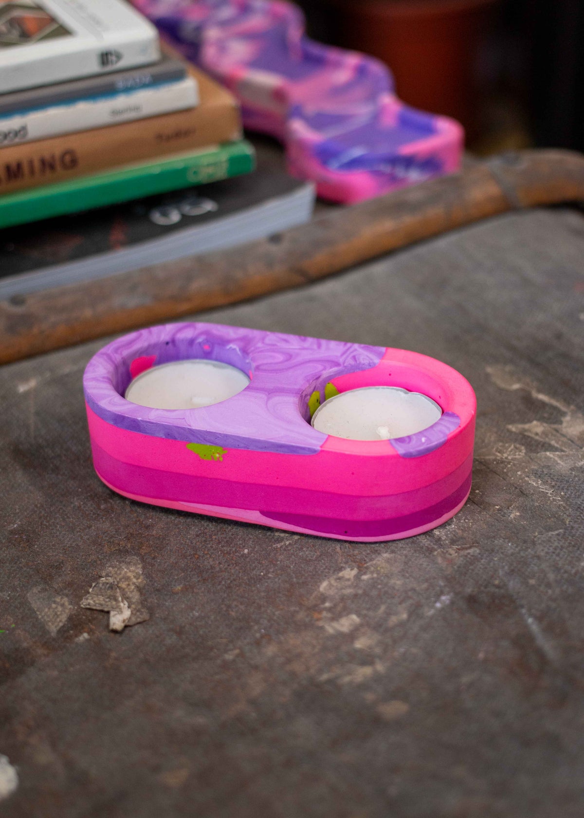 NO WASTE tealight holder