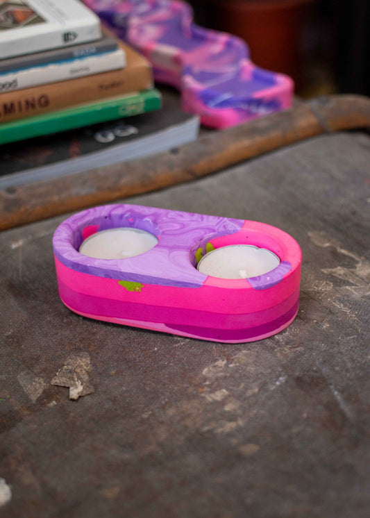 NO WASTE tealight holder