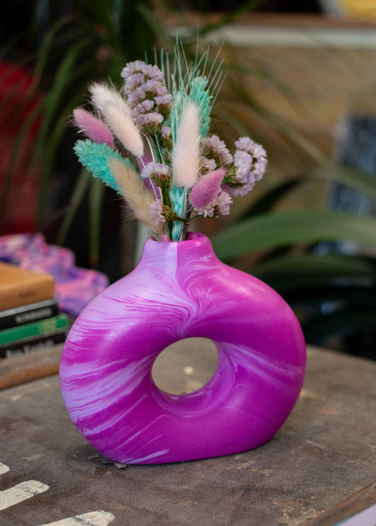 Small donut vase