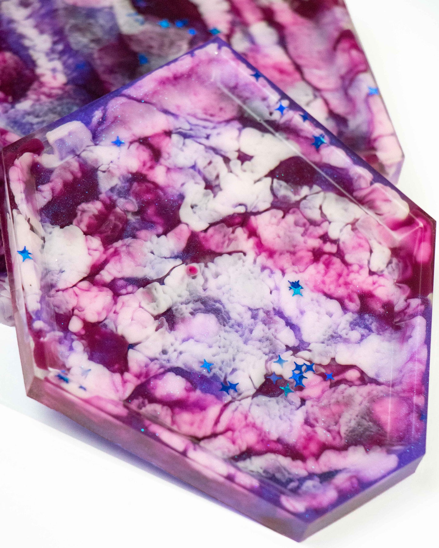 Purple irregular trays