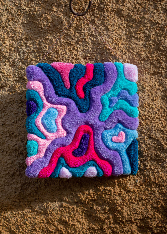 Textile wall hanging