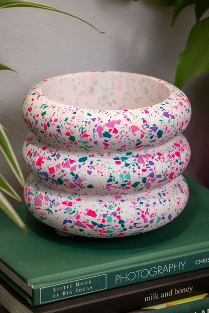 Terrazzo bubble planter