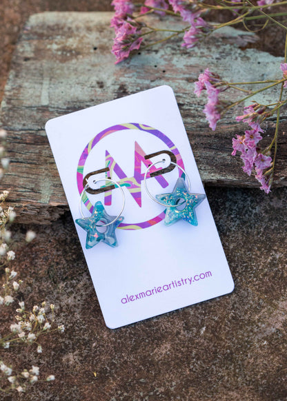 Star earrings
