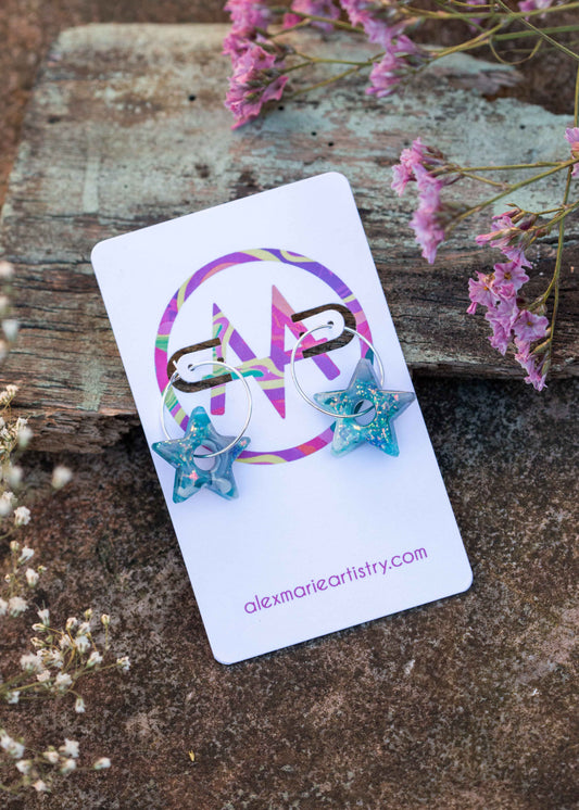 Star earrings