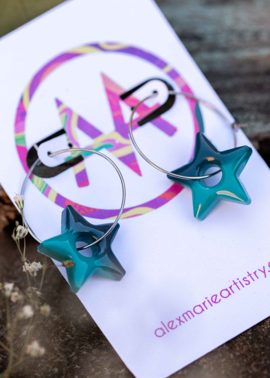 Star earrings
