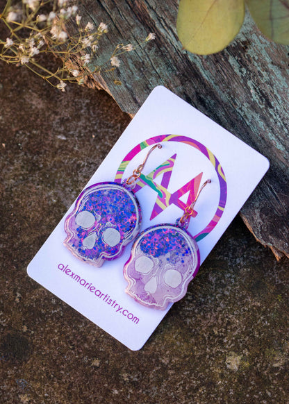 Skull earrings