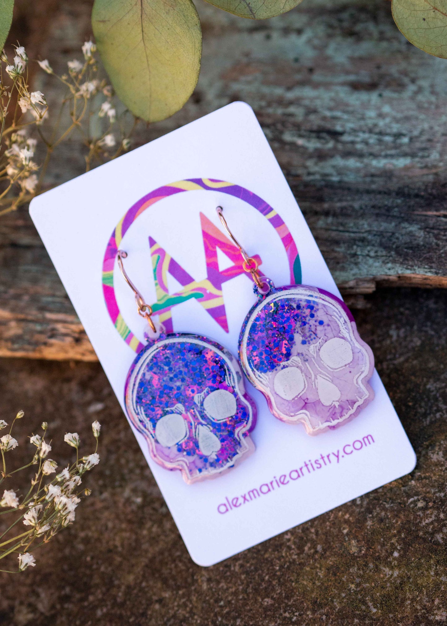 Skull earrings