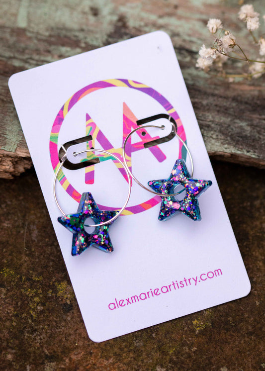 Star earrings