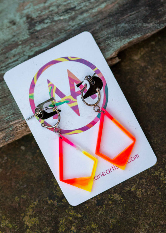 Geometric earrings - seconds