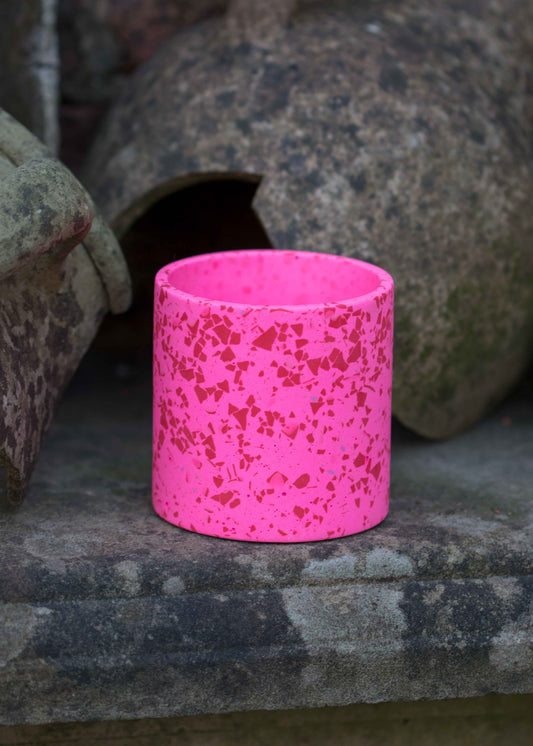 Small terrazzo planter